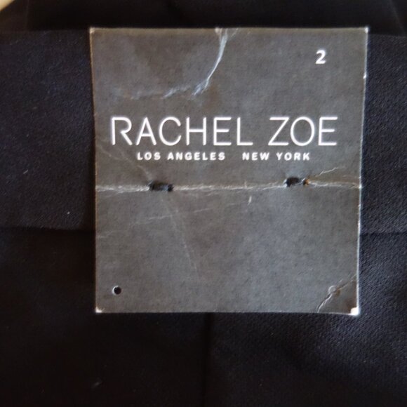 NWT RACHEL ZOE Black Stretch Pull-On Pants – Sz 2 - Picture 4 of 7